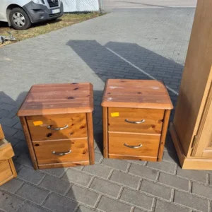 Komplet szafek nocnych sosnowych