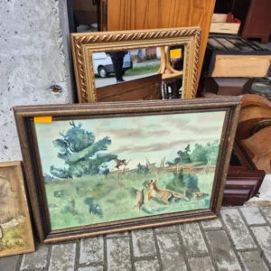 Malowane obrazy w ładnych ramach