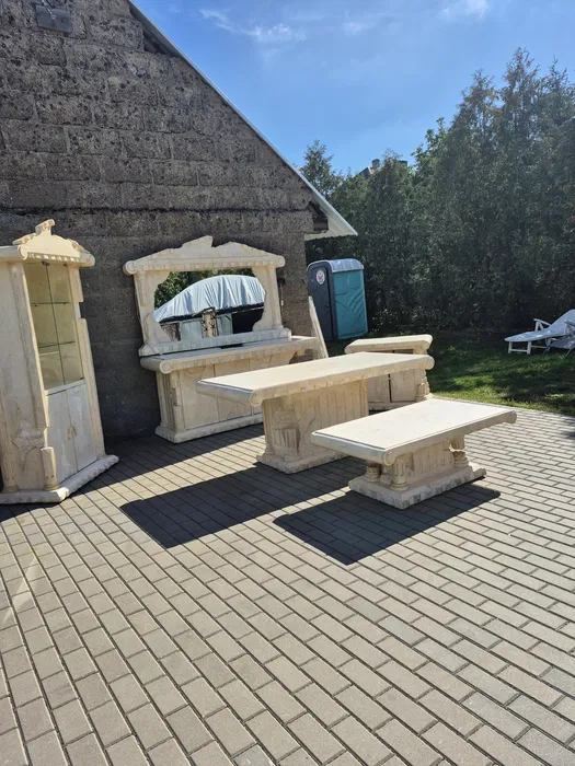 Przepiękny komplet do jadalni lub salonu w stylu greckim - obrazek 3
