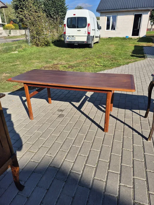 Duża lawa tekowa lata 70 - obrazek 3