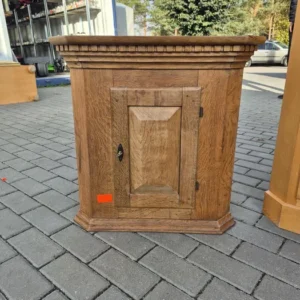 Narozna szafka podwieszana drewniana